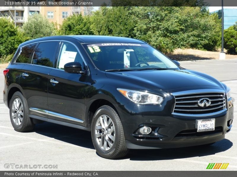 Black Obsidian / Graphite 2013 Infiniti JX 35 AWD