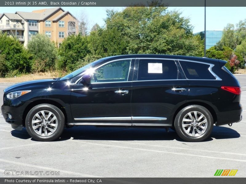 Black Obsidian / Graphite 2013 Infiniti JX 35 AWD