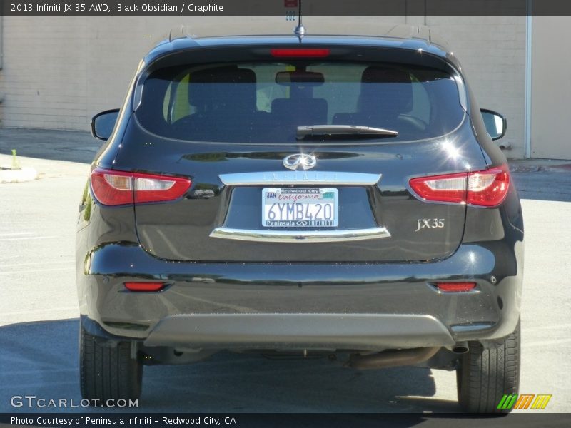 Black Obsidian / Graphite 2013 Infiniti JX 35 AWD