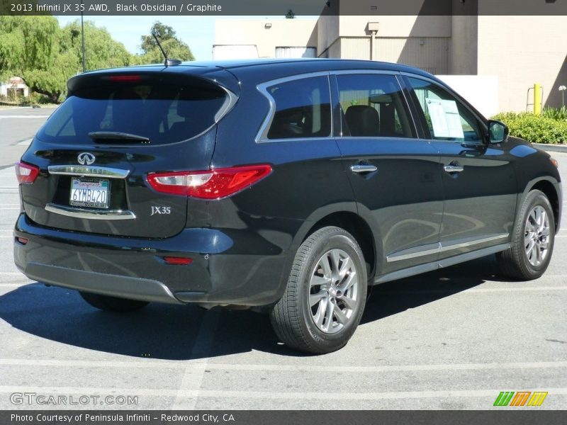 Black Obsidian / Graphite 2013 Infiniti JX 35 AWD