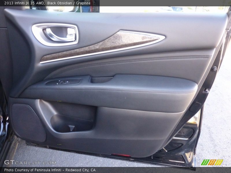 Black Obsidian / Graphite 2013 Infiniti JX 35 AWD