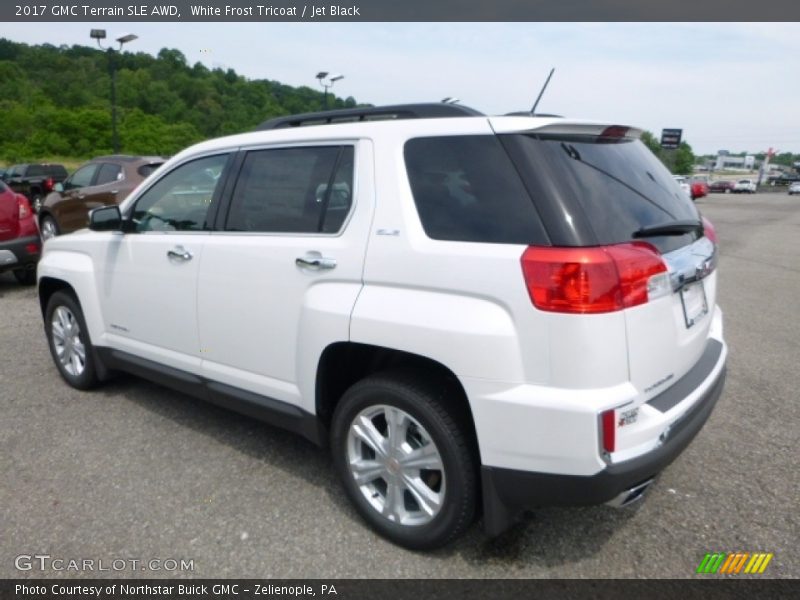 White Frost Tricoat / Jet Black 2017 GMC Terrain SLE AWD