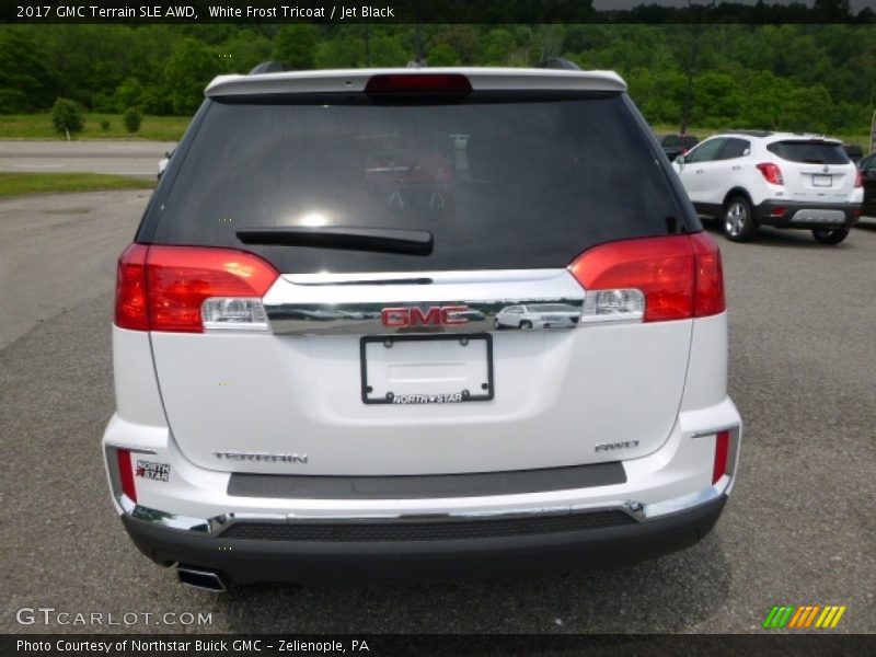 White Frost Tricoat / Jet Black 2017 GMC Terrain SLE AWD