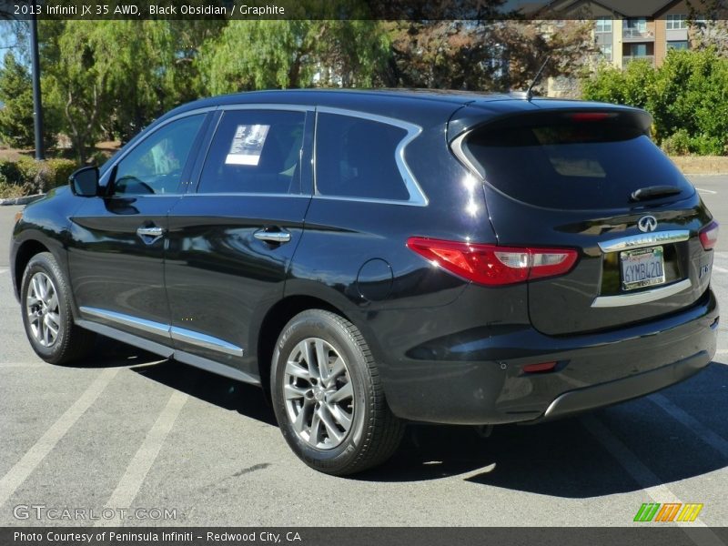 Black Obsidian / Graphite 2013 Infiniti JX 35 AWD