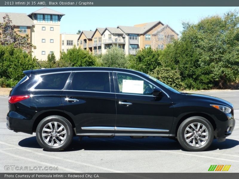 Black Obsidian / Graphite 2013 Infiniti JX 35 AWD