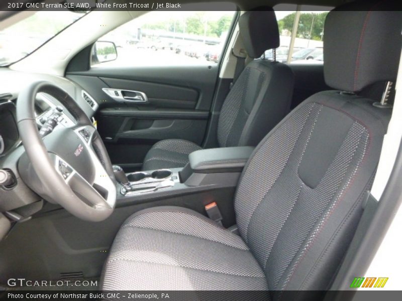 White Frost Tricoat / Jet Black 2017 GMC Terrain SLE AWD