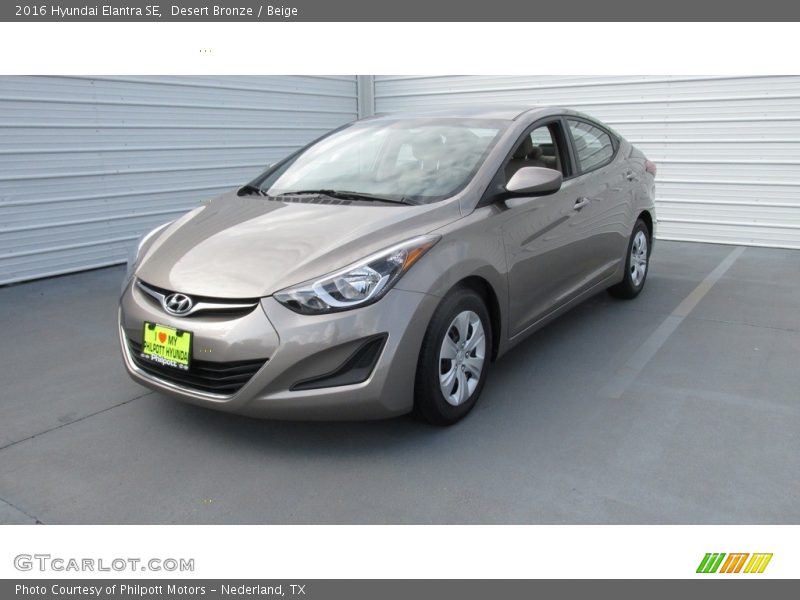 Desert Bronze / Beige 2016 Hyundai Elantra SE