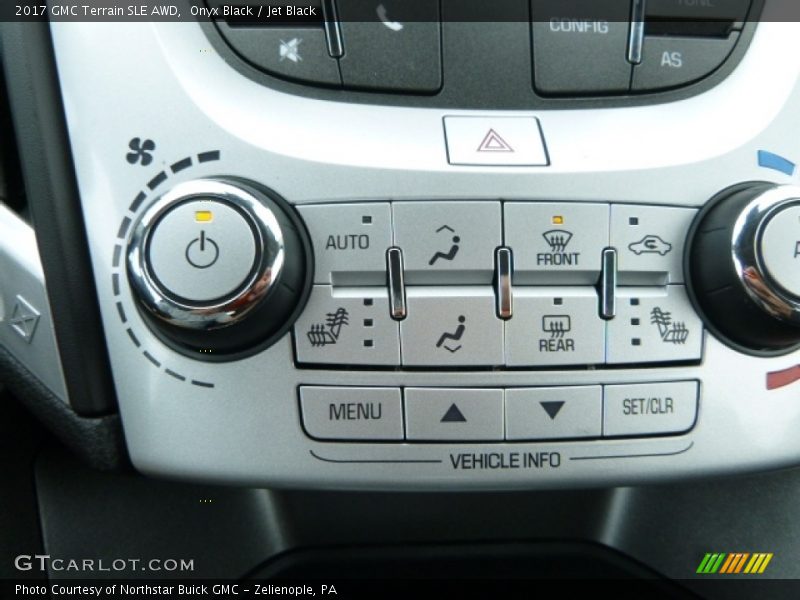 Controls of 2017 Terrain SLE AWD