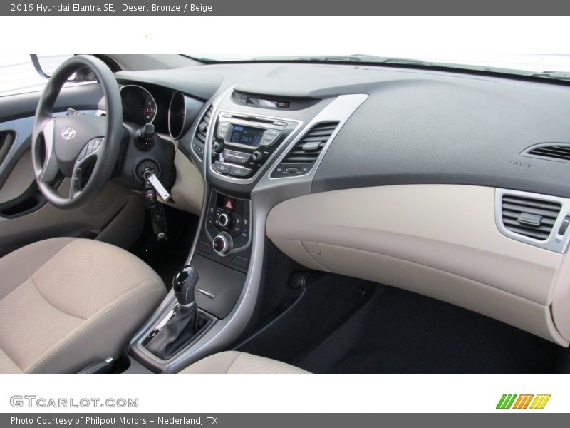 Desert Bronze / Beige 2016 Hyundai Elantra SE