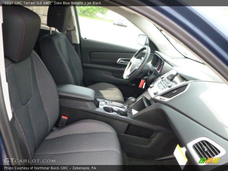 Slate Blue Metallic / Jet Black 2017 GMC Terrain SLE AWD
