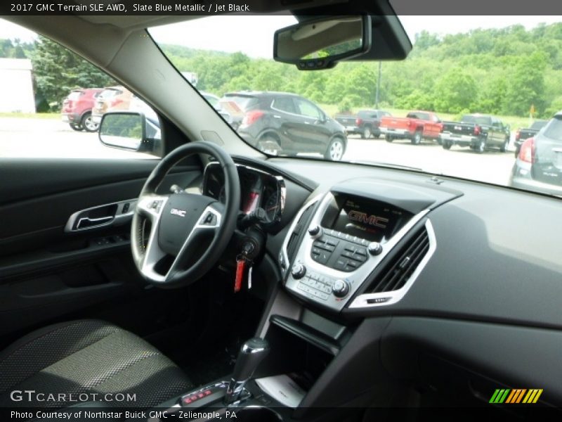 Slate Blue Metallic / Jet Black 2017 GMC Terrain SLE AWD