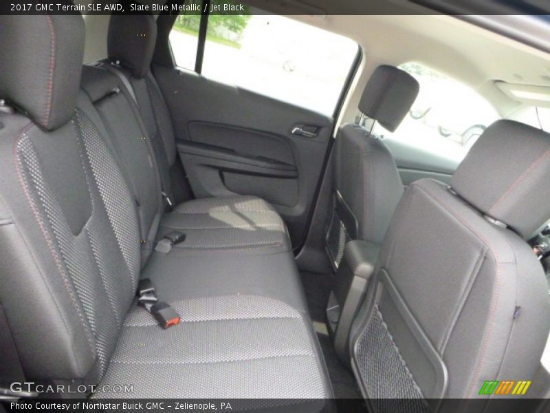 Slate Blue Metallic / Jet Black 2017 GMC Terrain SLE AWD
