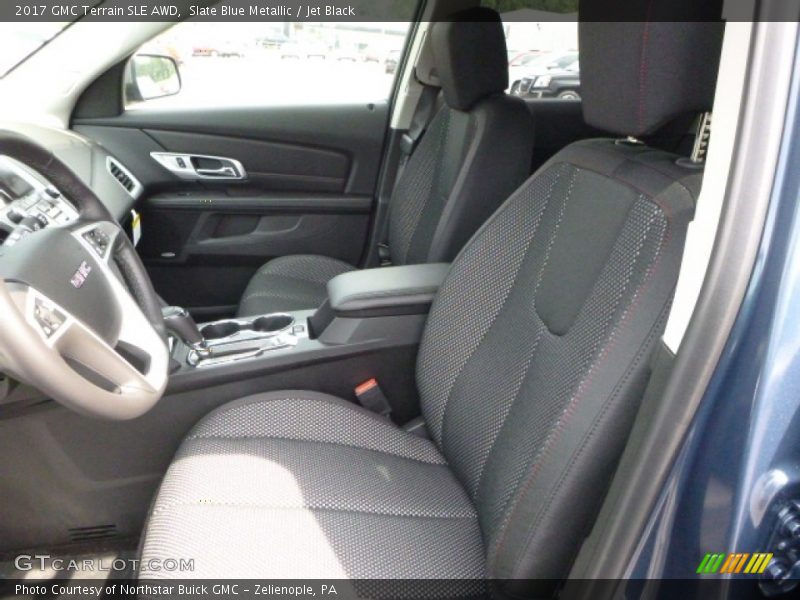 Slate Blue Metallic / Jet Black 2017 GMC Terrain SLE AWD