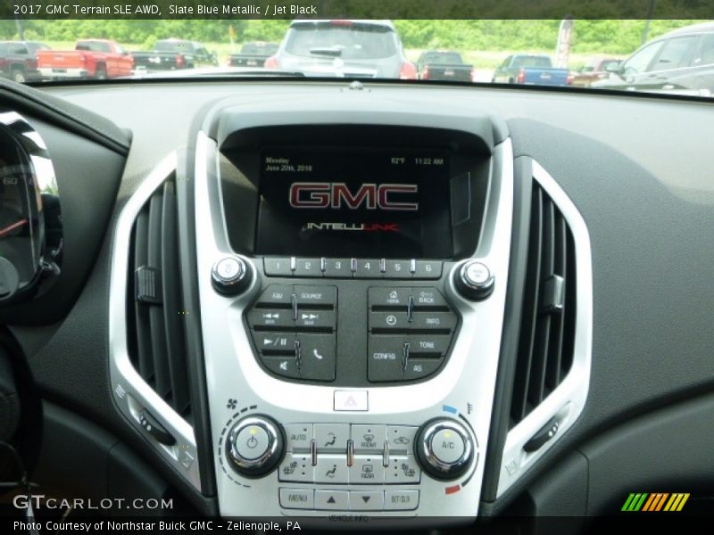 Slate Blue Metallic / Jet Black 2017 GMC Terrain SLE AWD