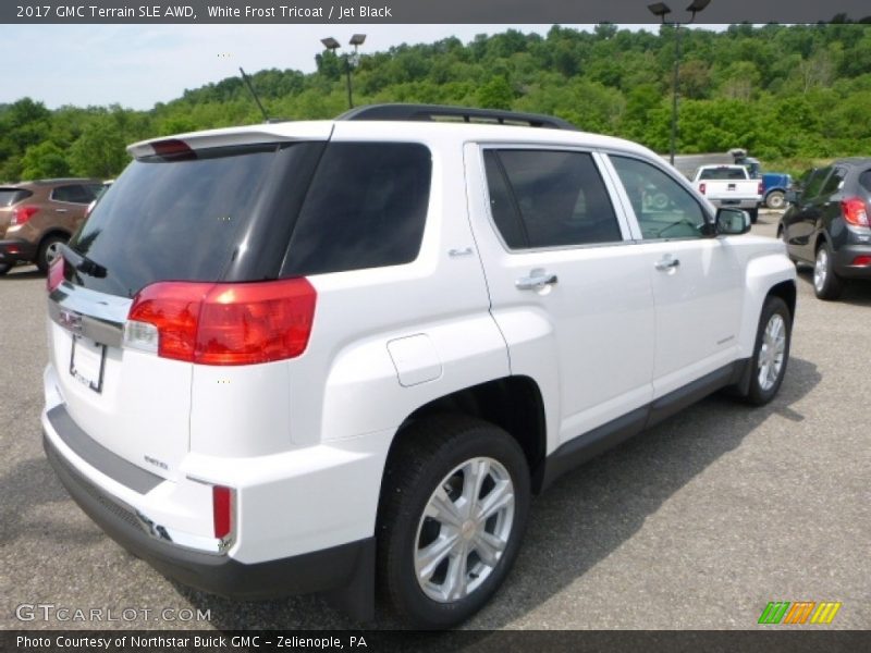 White Frost Tricoat / Jet Black 2017 GMC Terrain SLE AWD