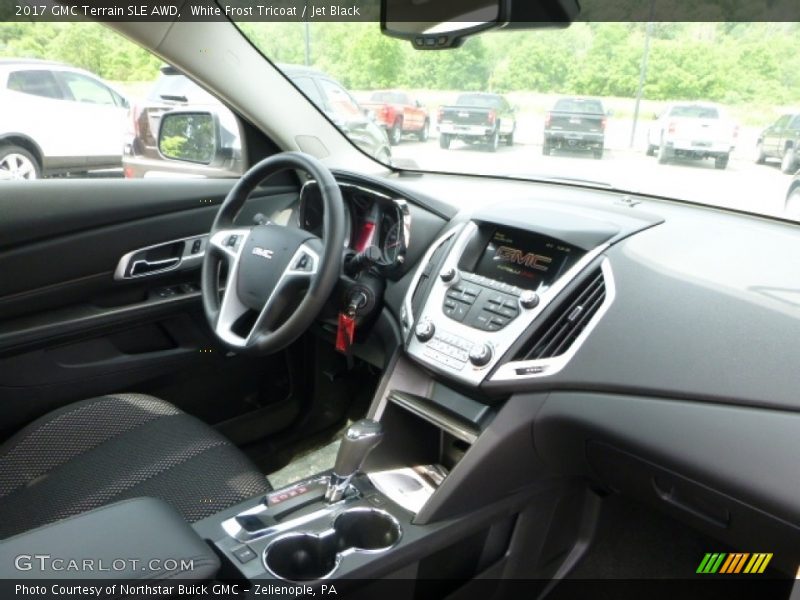 White Frost Tricoat / Jet Black 2017 GMC Terrain SLE AWD