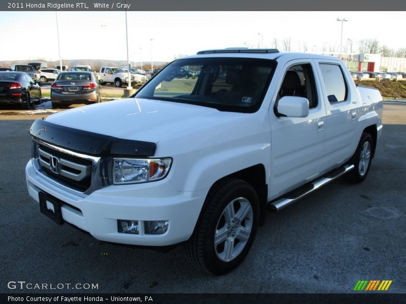 White / Gray 2011 Honda Ridgeline RTL