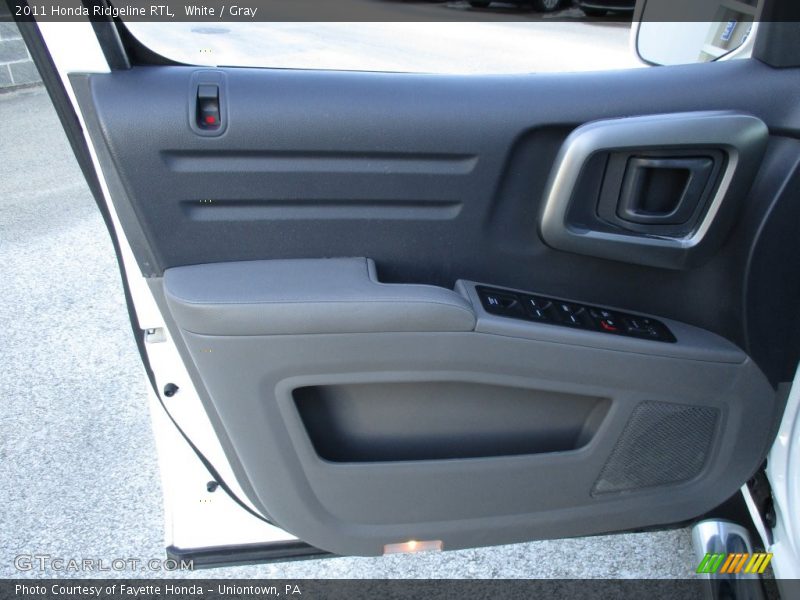 White / Gray 2011 Honda Ridgeline RTL