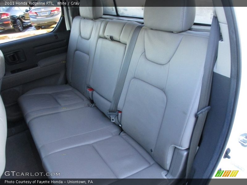 White / Gray 2011 Honda Ridgeline RTL