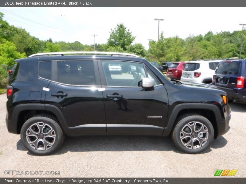Black / Black 2016 Jeep Renegade Limited 4x4