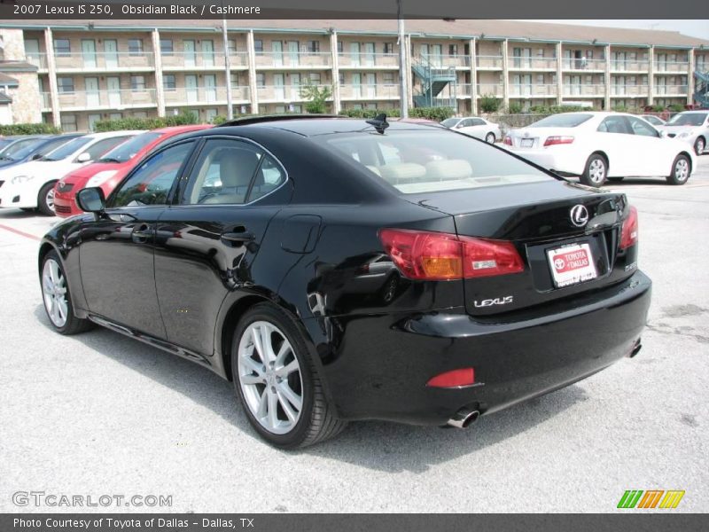 Obsidian Black / Cashmere 2007 Lexus IS 250