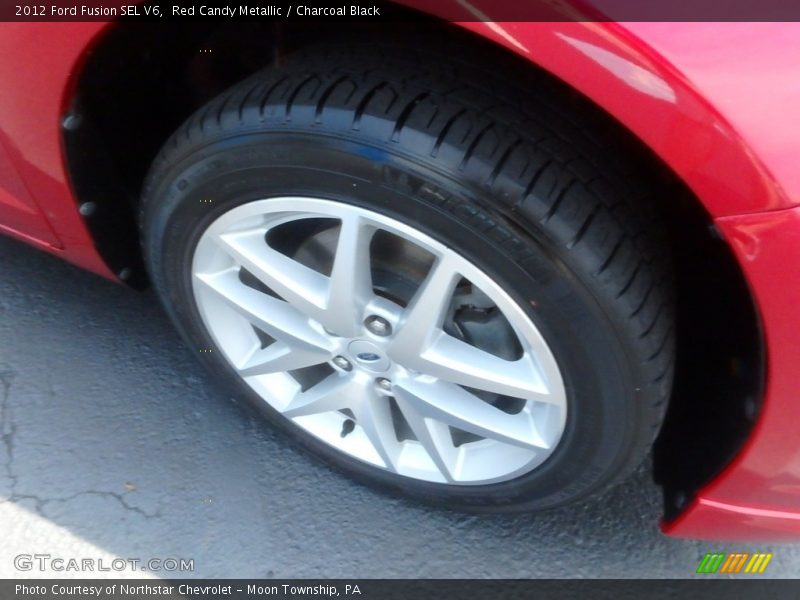 Red Candy Metallic / Charcoal Black 2012 Ford Fusion SEL V6