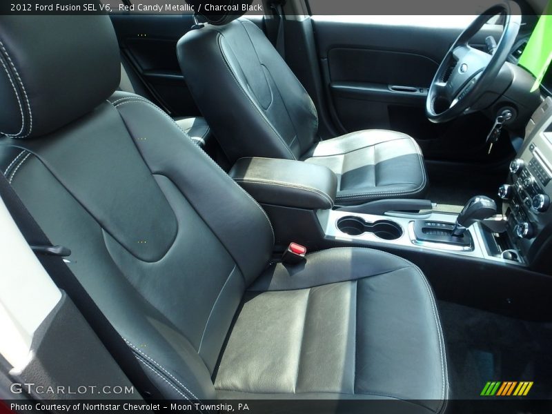 Red Candy Metallic / Charcoal Black 2012 Ford Fusion SEL V6