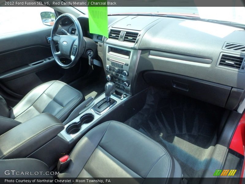Red Candy Metallic / Charcoal Black 2012 Ford Fusion SEL V6
