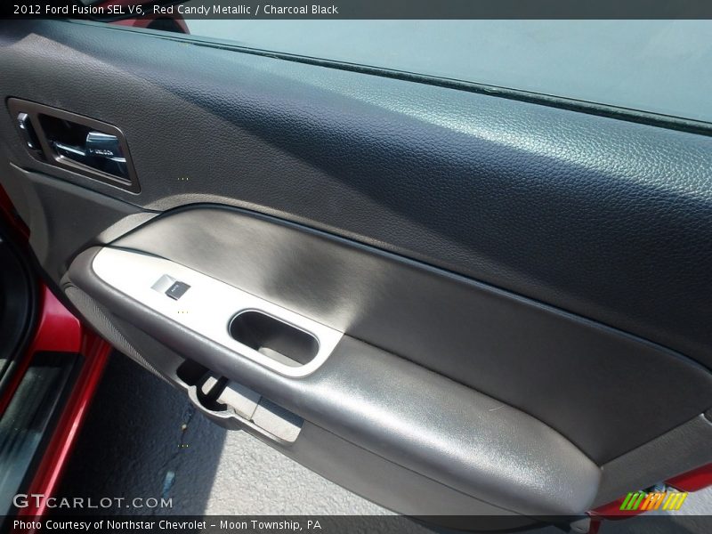 Red Candy Metallic / Charcoal Black 2012 Ford Fusion SEL V6