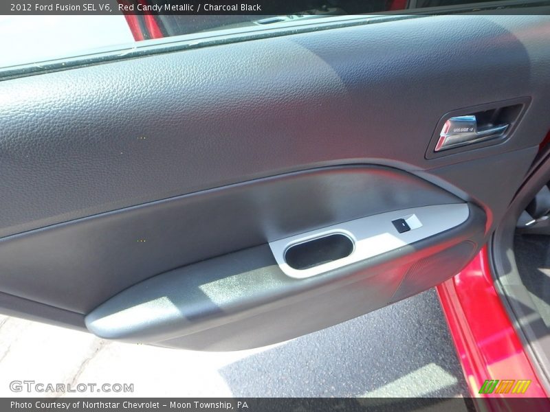 Red Candy Metallic / Charcoal Black 2012 Ford Fusion SEL V6