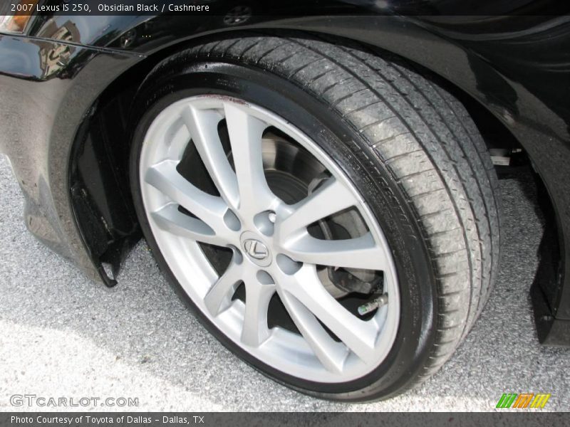 Obsidian Black / Cashmere 2007 Lexus IS 250