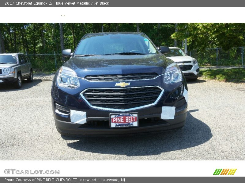 Blue Velvet Metallic / Jet Black 2017 Chevrolet Equinox LS