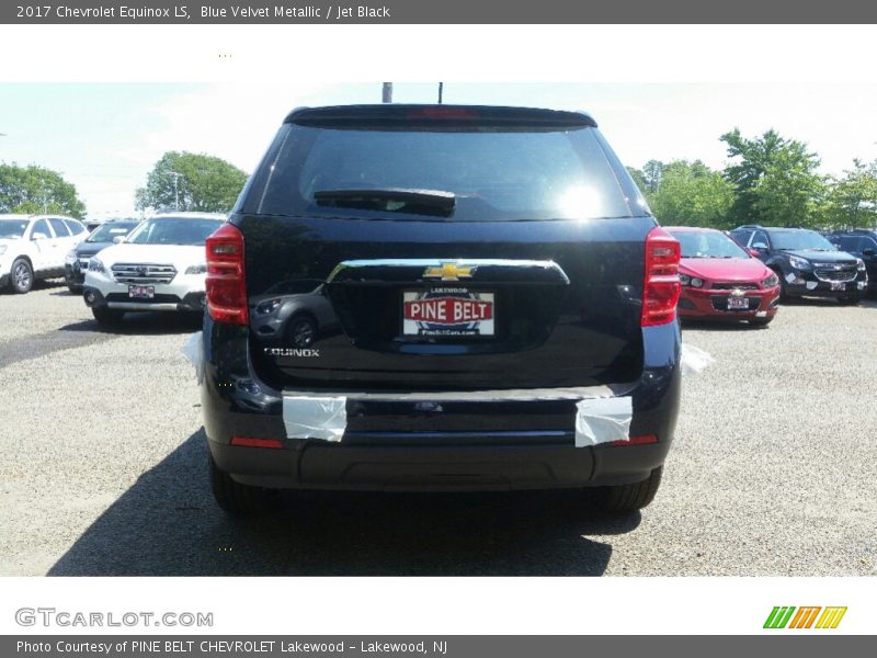 Blue Velvet Metallic / Jet Black 2017 Chevrolet Equinox LS