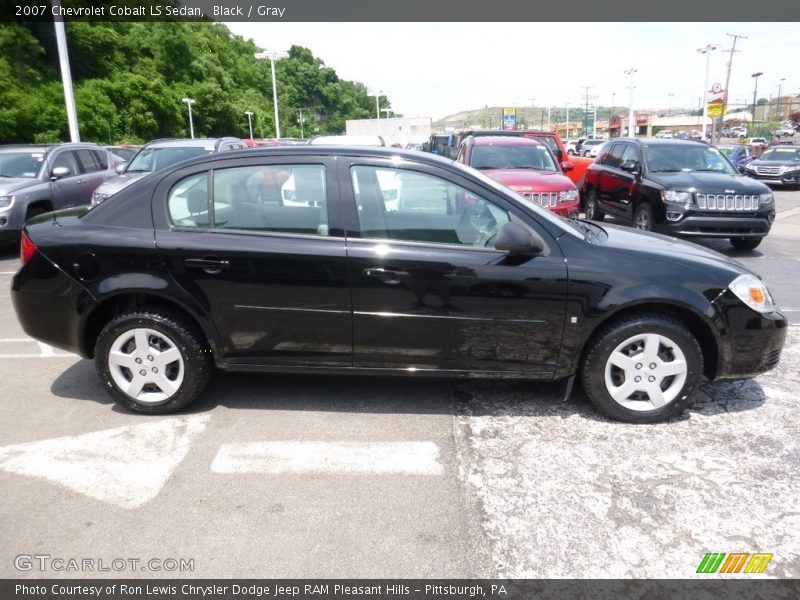 Black / Gray 2007 Chevrolet Cobalt LS Sedan
