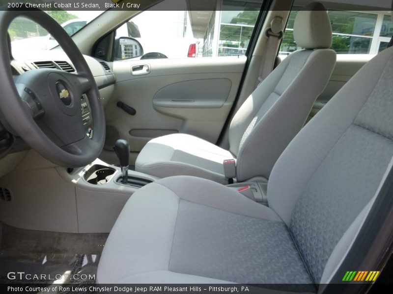 Black / Gray 2007 Chevrolet Cobalt LS Sedan