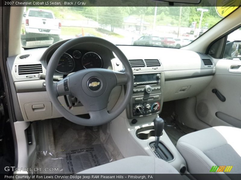 Black / Gray 2007 Chevrolet Cobalt LS Sedan