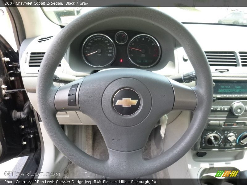 Black / Gray 2007 Chevrolet Cobalt LS Sedan
