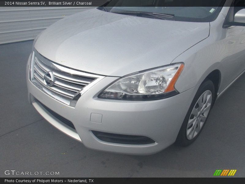 Brilliant Silver / Charcoal 2014 Nissan Sentra SV