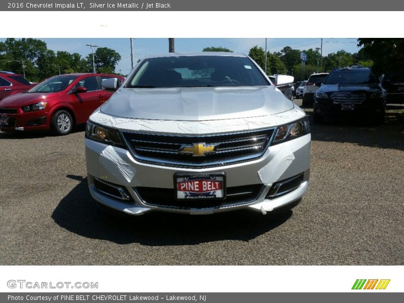 Silver Ice Metallic / Jet Black 2016 Chevrolet Impala LT