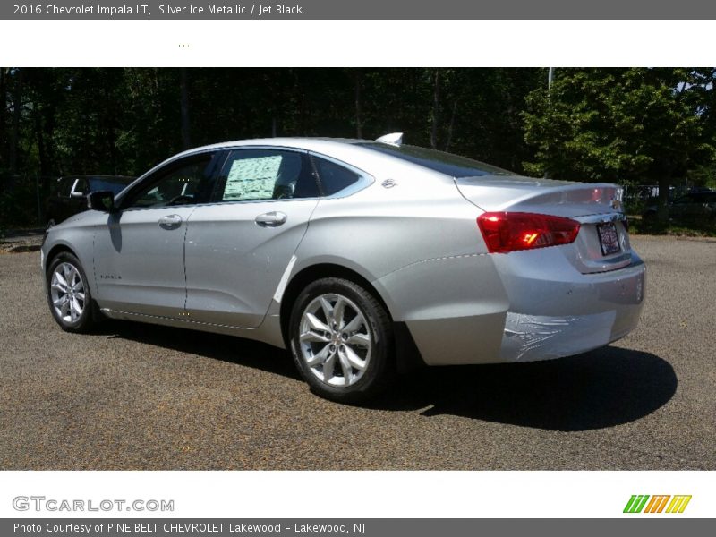 Silver Ice Metallic / Jet Black 2016 Chevrolet Impala LT