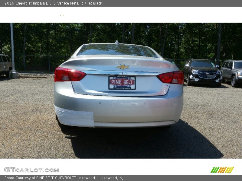 Silver Ice Metallic / Jet Black 2016 Chevrolet Impala LT