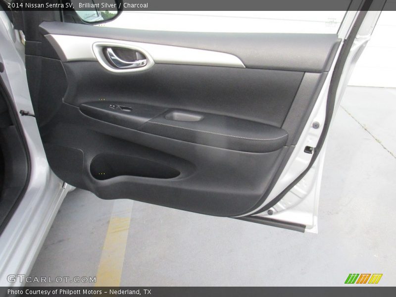 Brilliant Silver / Charcoal 2014 Nissan Sentra SV