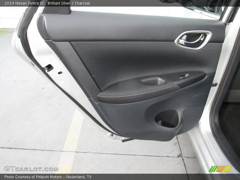 Brilliant Silver / Charcoal 2014 Nissan Sentra SV