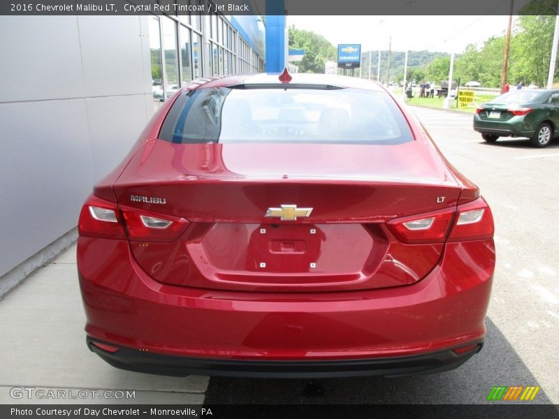 Crystal Red Tintcoat / Jet Black 2016 Chevrolet Malibu LT