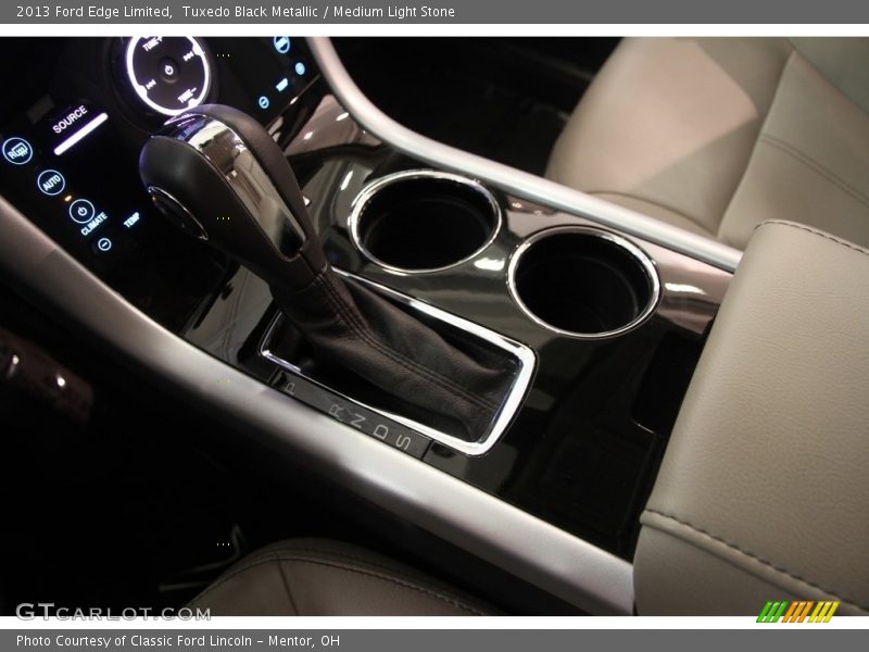 Tuxedo Black Metallic / Medium Light Stone 2013 Ford Edge Limited