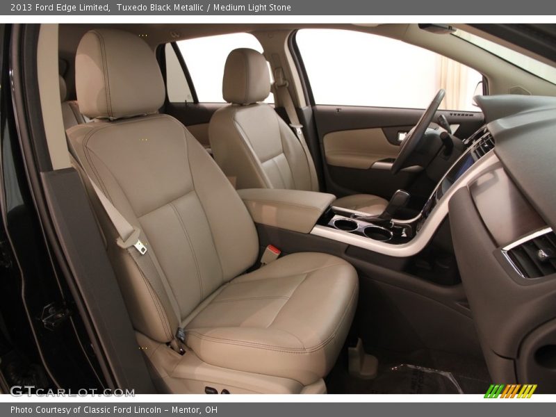 Tuxedo Black Metallic / Medium Light Stone 2013 Ford Edge Limited