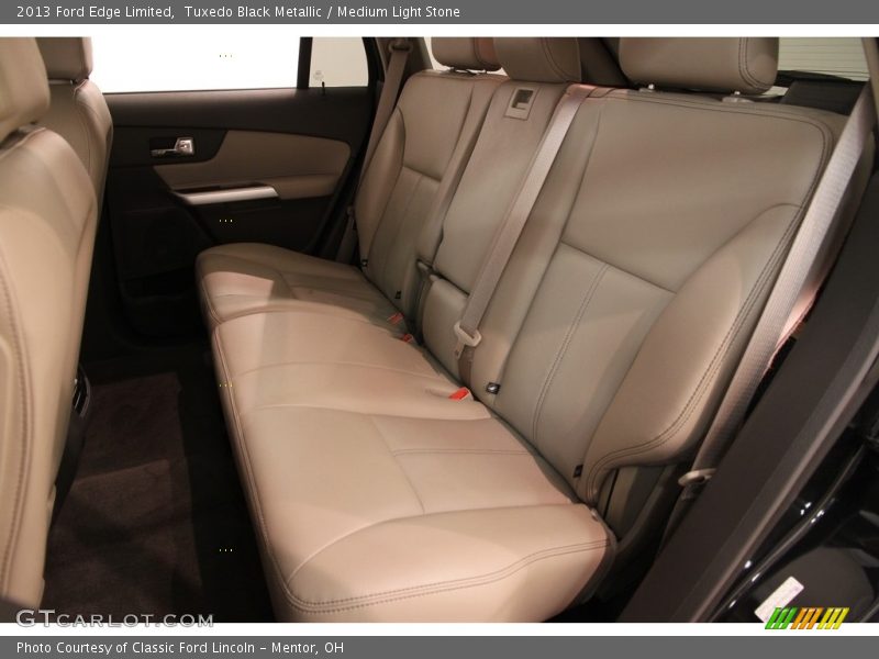 Tuxedo Black Metallic / Medium Light Stone 2013 Ford Edge Limited