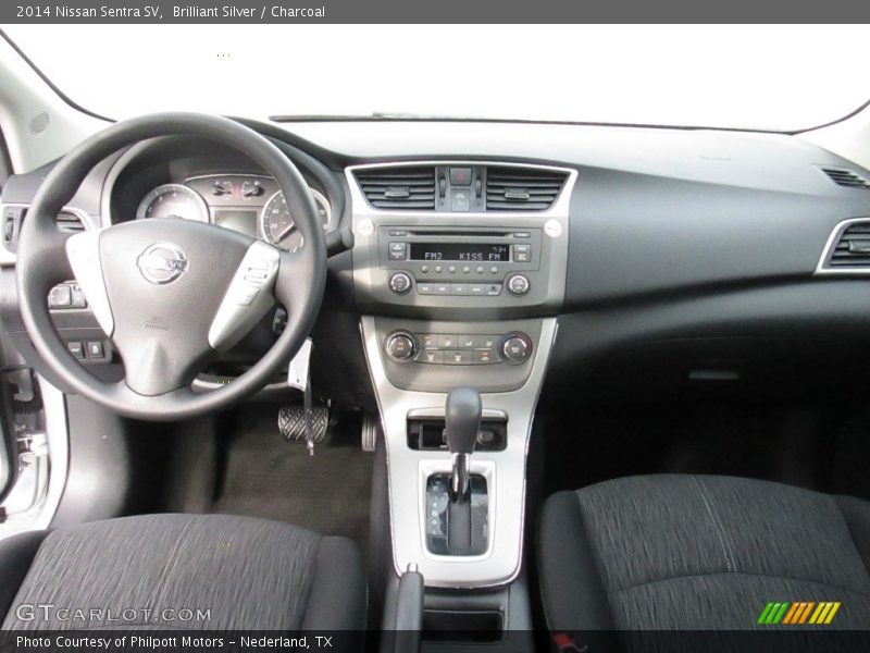 Brilliant Silver / Charcoal 2014 Nissan Sentra SV