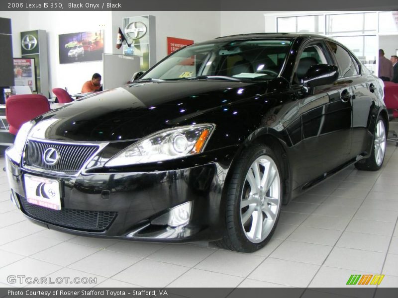 Black Onyx / Black 2006 Lexus IS 350