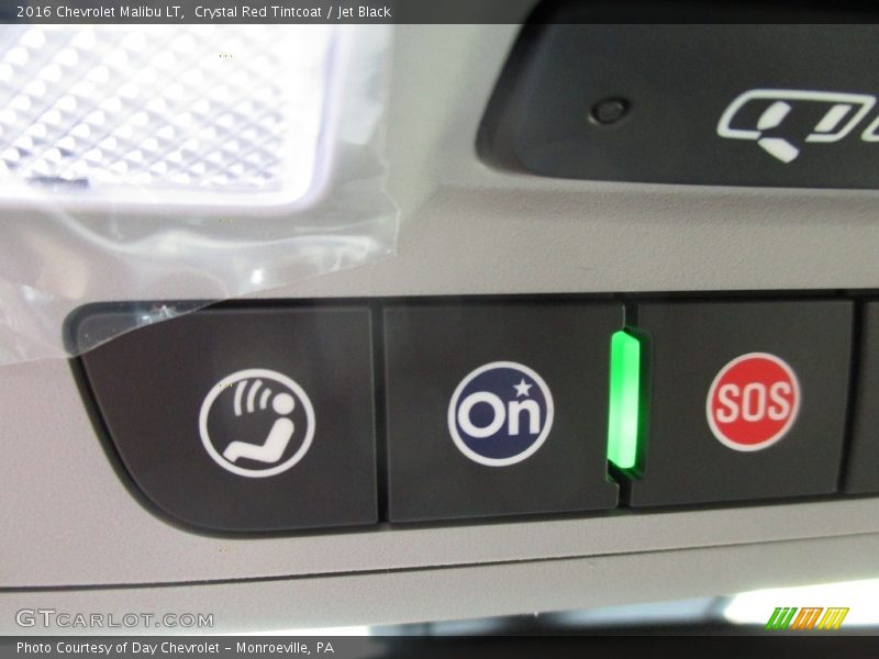 Crystal Red Tintcoat / Jet Black 2016 Chevrolet Malibu LT